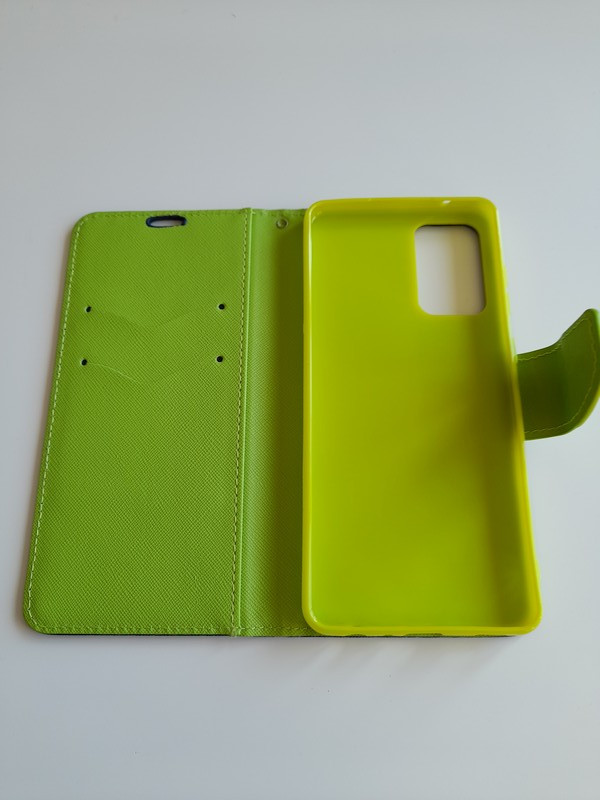 Samsung Galaxy A72 púzdro Book Fancy modro-zelené