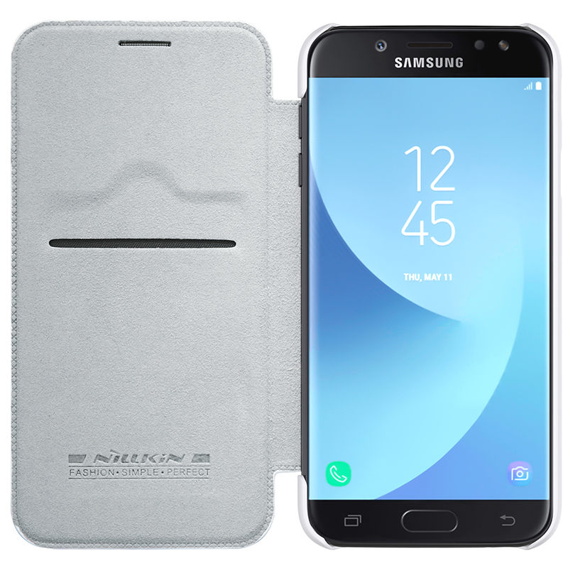 Samsung Galaxy J3 2017 púzdro Nillkin Qin biele