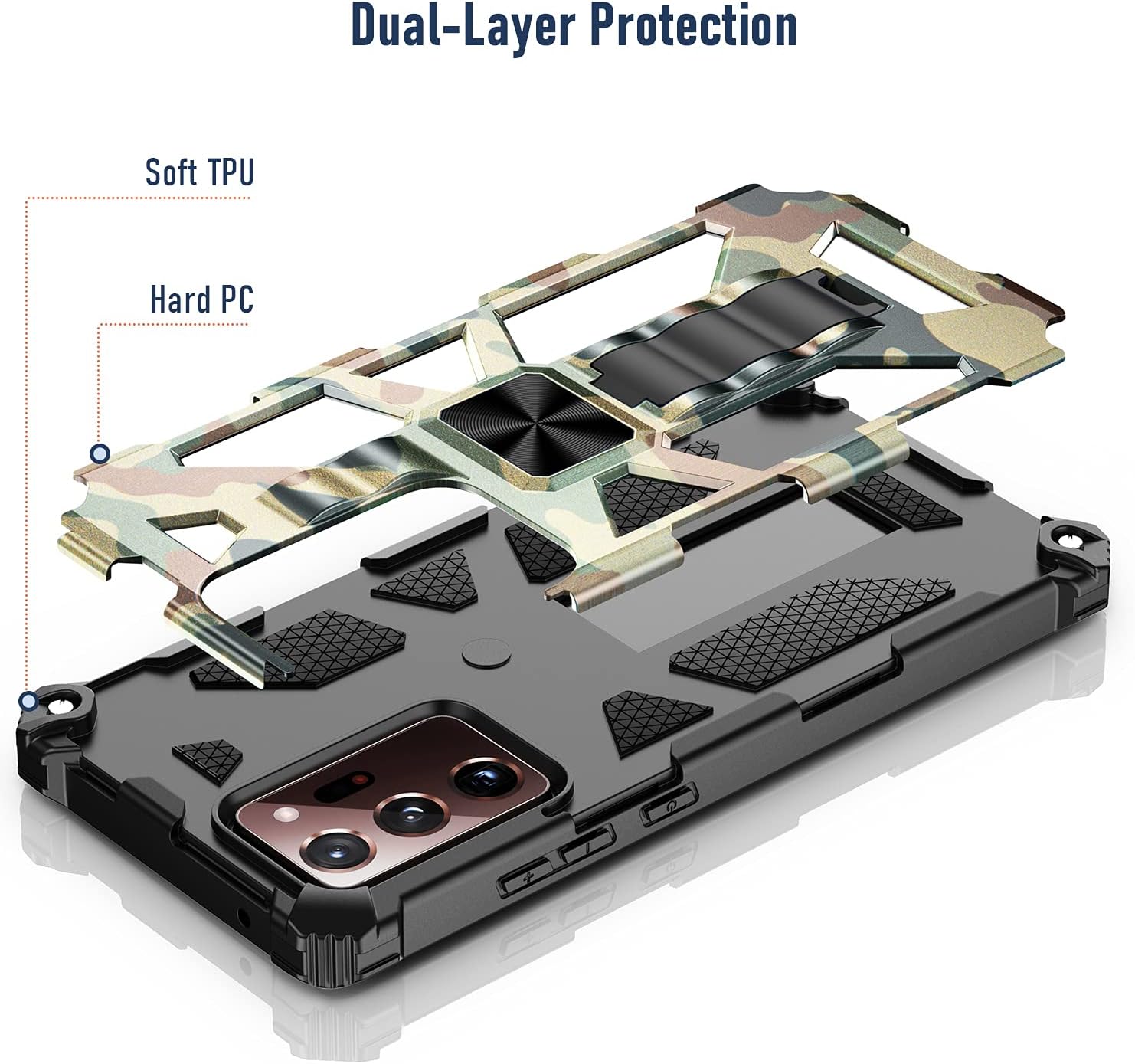 Samsung Galaxy Note 20 Ultra zadné púzdro Army