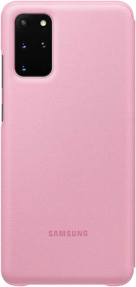 Samsung Galaxy S20 Plus púzdro originál book LED ružové