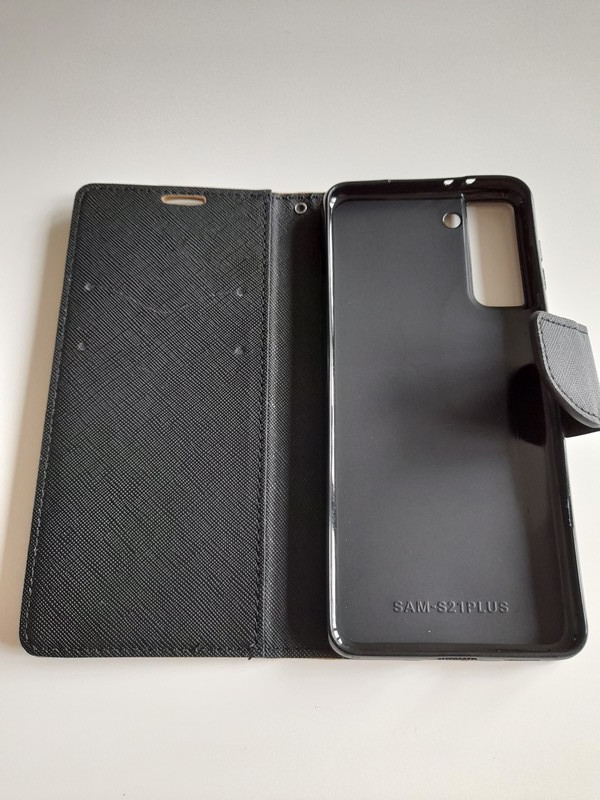 Samsung Galaxy S21 Plus púzdro Book Fancy zlato-čierne