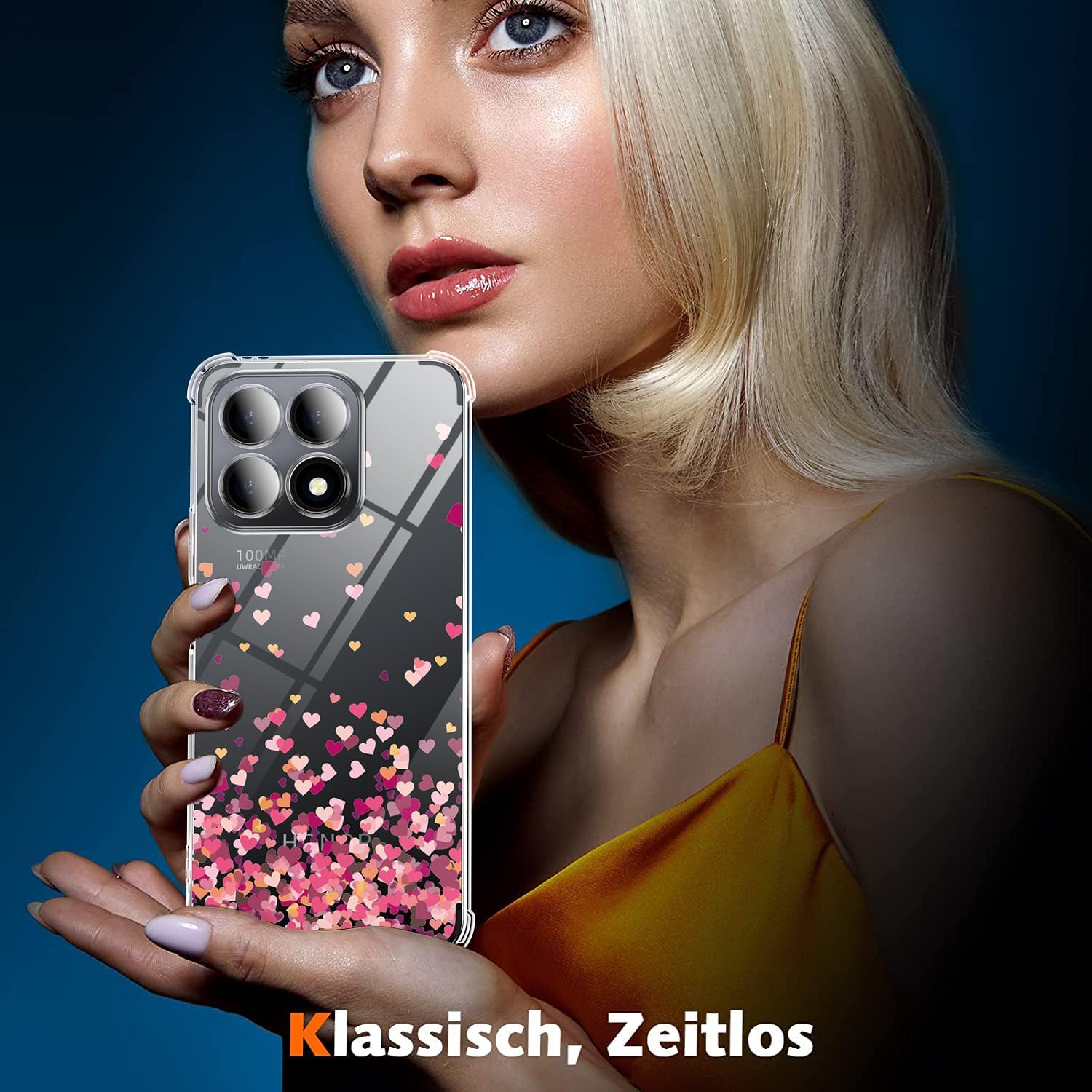 Honor X8A zadné púzdro priehľadné Armor s potlačou sada 3ks
