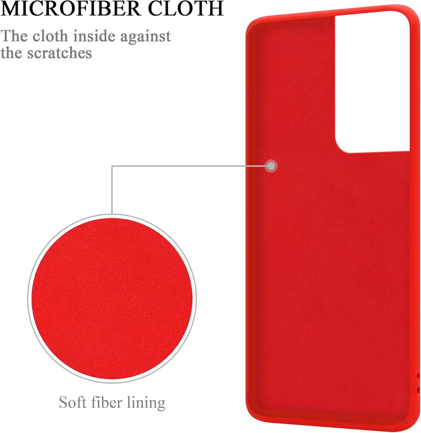 Samsung Galaxy S21 Ultra púzdro Ring červené