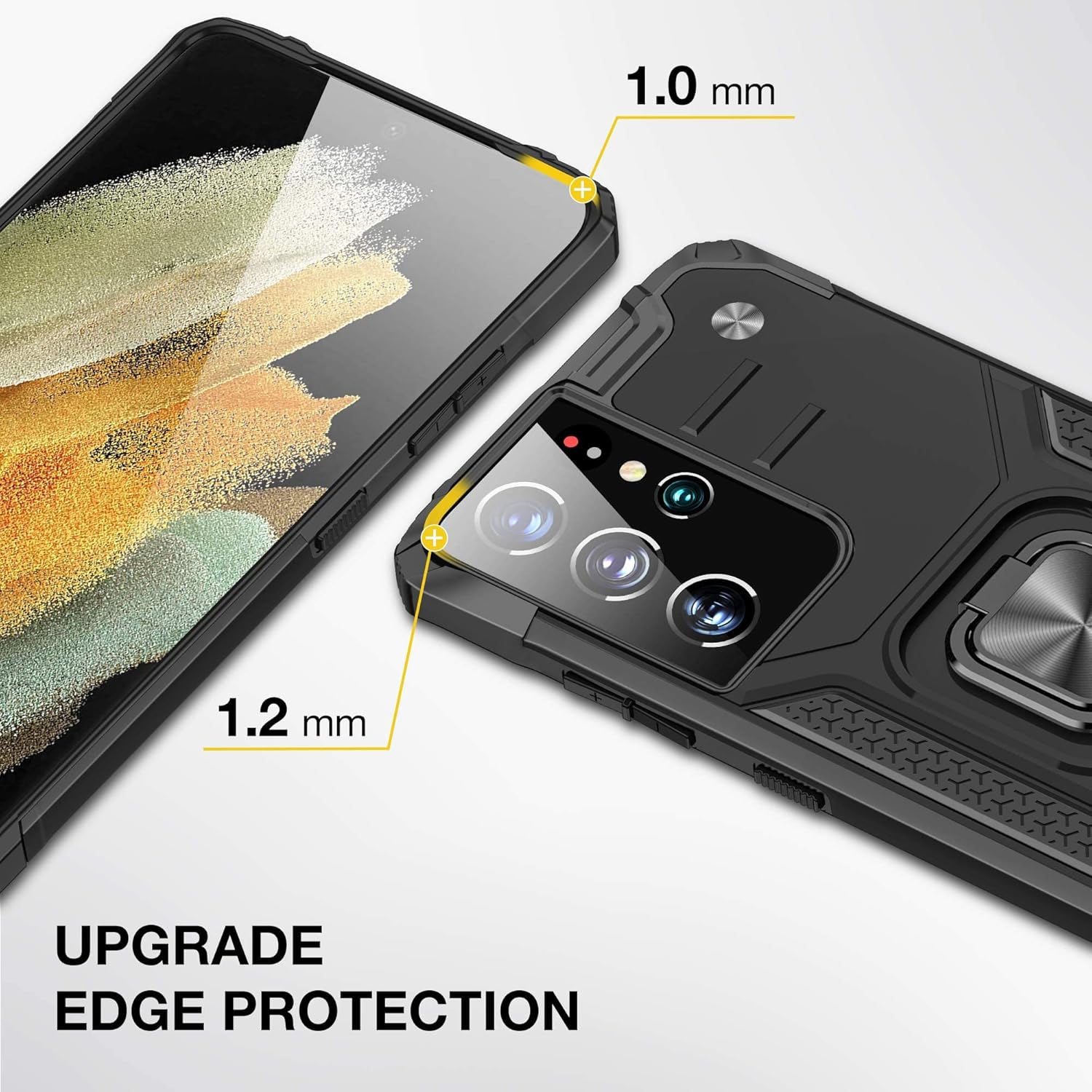 Samsung Galaxy S21 Ultra zadné púzdro Vakoo čierne