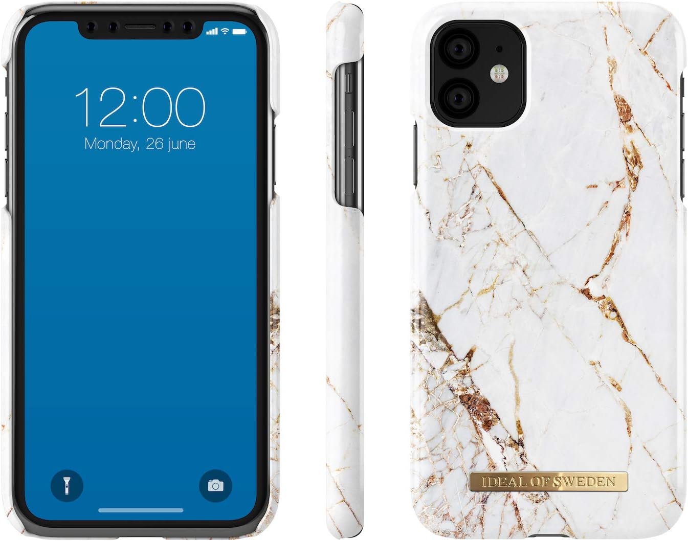 Samsung Galaxy S21 zadné púzdro Ideal of Sweden Carrara Gold