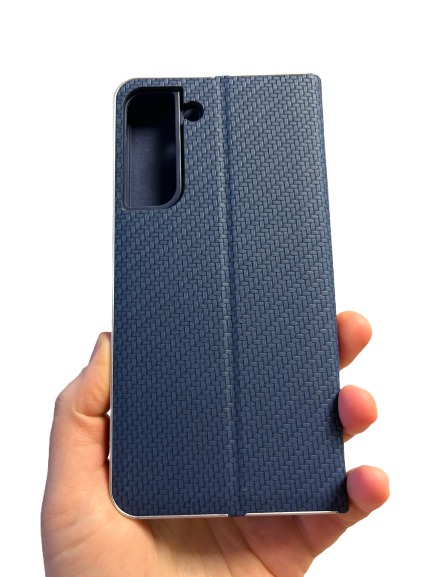 Samsung Galaxy S22 Plus púzdro book Luna Carbon modré