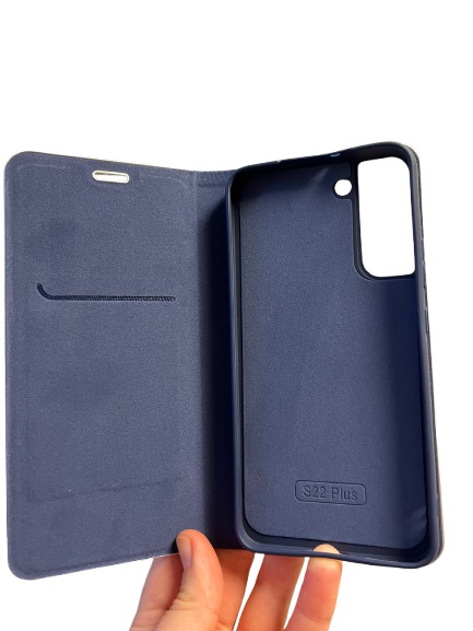 Samsung Galaxy S22 Plus púzdro book Luna Carbon modré