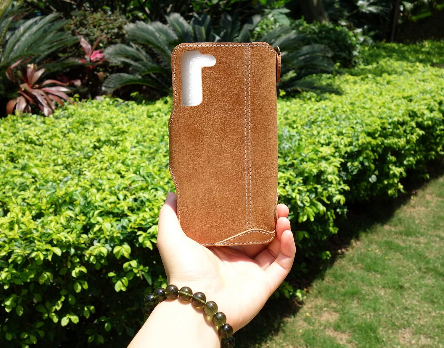 Samsung Galaxy S22 Plus púzdro book pravá koža Yogurt