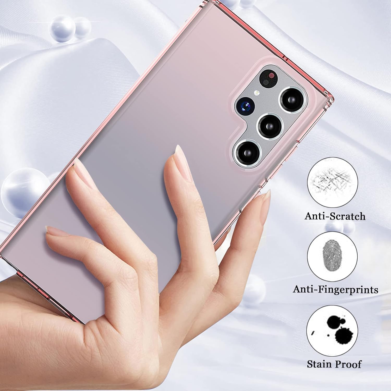 Samsung Galaxy S22 Ultra Armor púzdro ružové