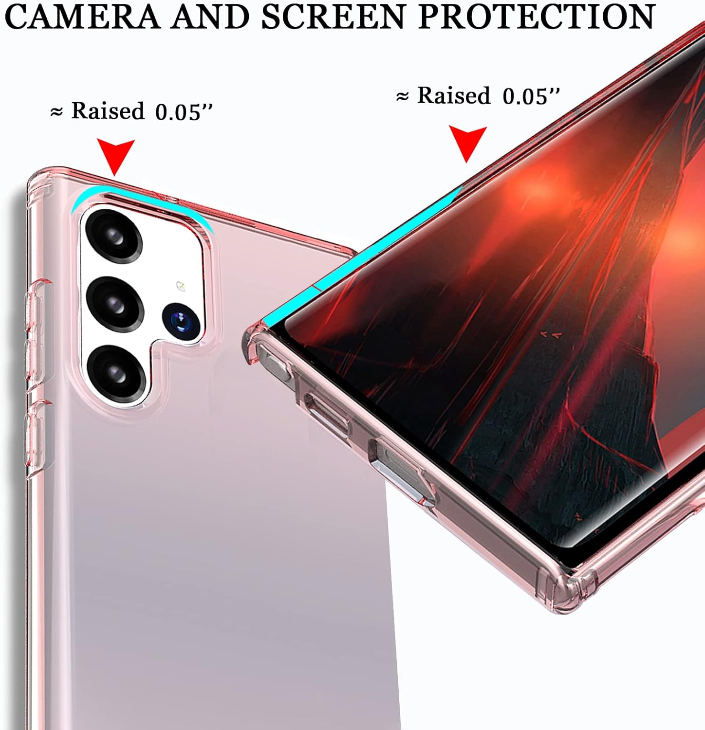 Samsung Galaxy S22 Ultra Armor púzdro ružové