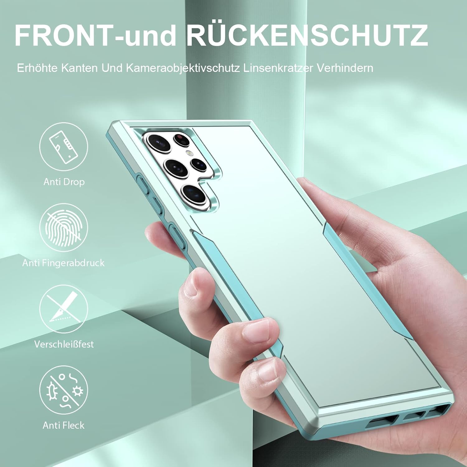 Samsung Galaxy S22 Ultra zadné púzdro Saiboro zelené