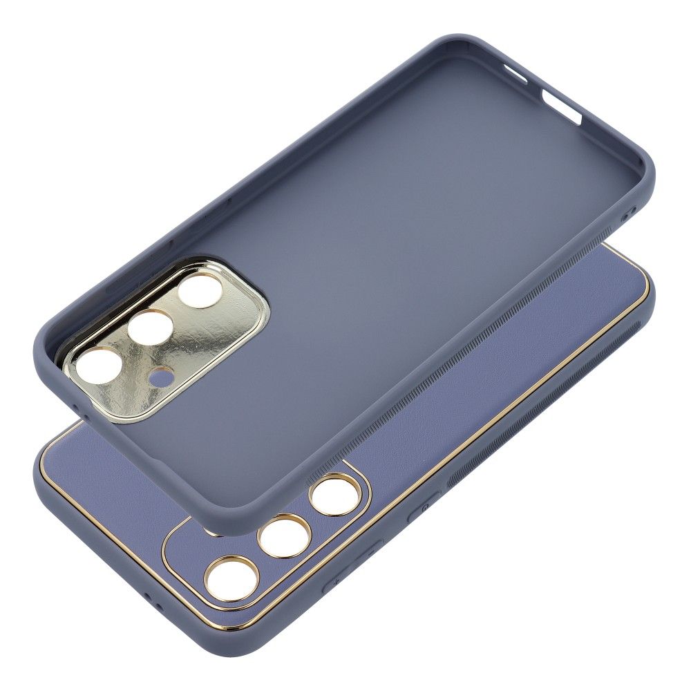 Samsung Galaxy S24 Plus zadné púzdro LEATHER modré