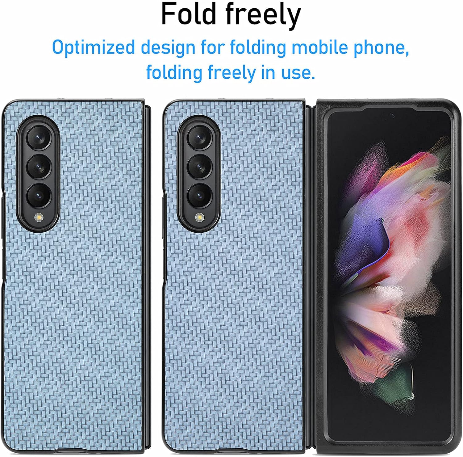 Samsung Galaxy T Fold 3 púzdro modré