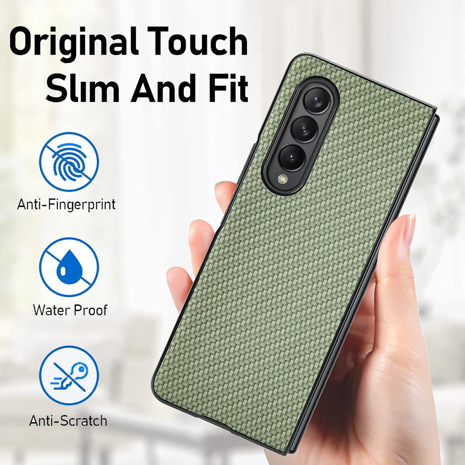 Samsung Galaxy T Fold 3 púzdro zelené