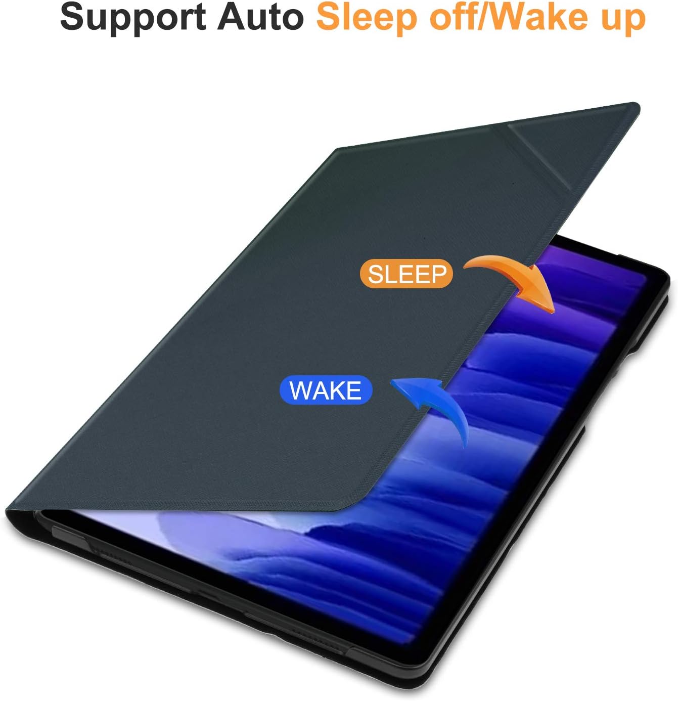 Samsung Galaxy Tab A7 10,4" kožené púzdro Smart book modré