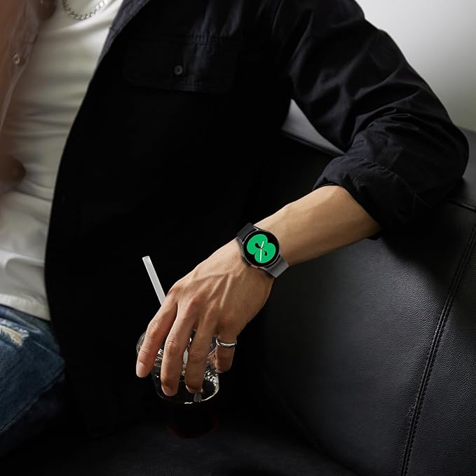 Samsung Galaxy Watch 4, 5... silikónový remienok čierny