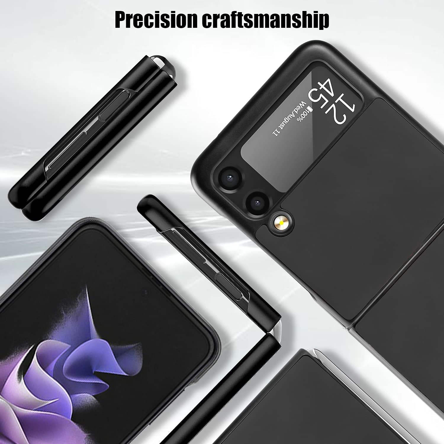 Samsung Galaxy Z Flip 3 5G ochranný kryt čierny