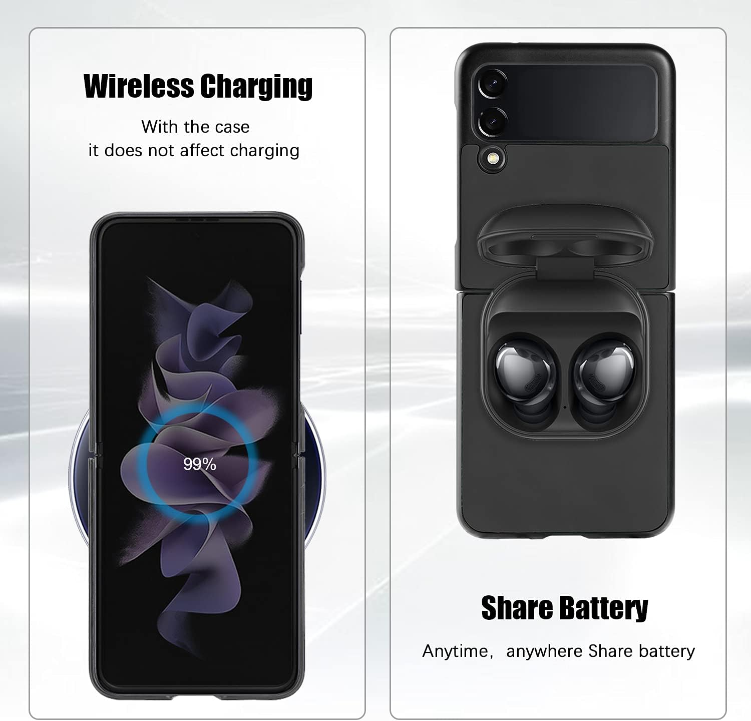 Samsung Galaxy Z Flip 3 5G ochranný kryt čierny