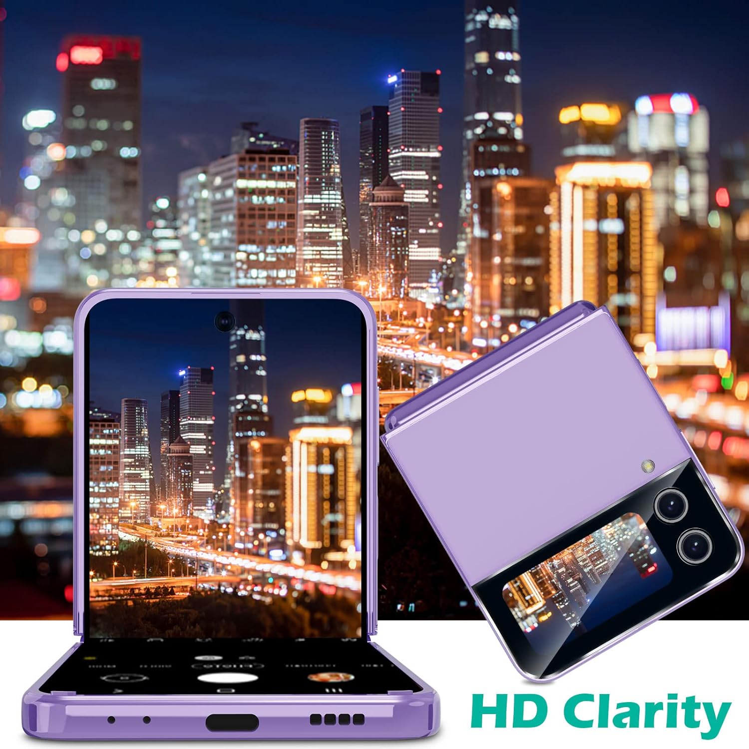 Samsung Galaxy Z Flip 4 ochranné sklo mini obrazovky a fotoaparátu 2ks