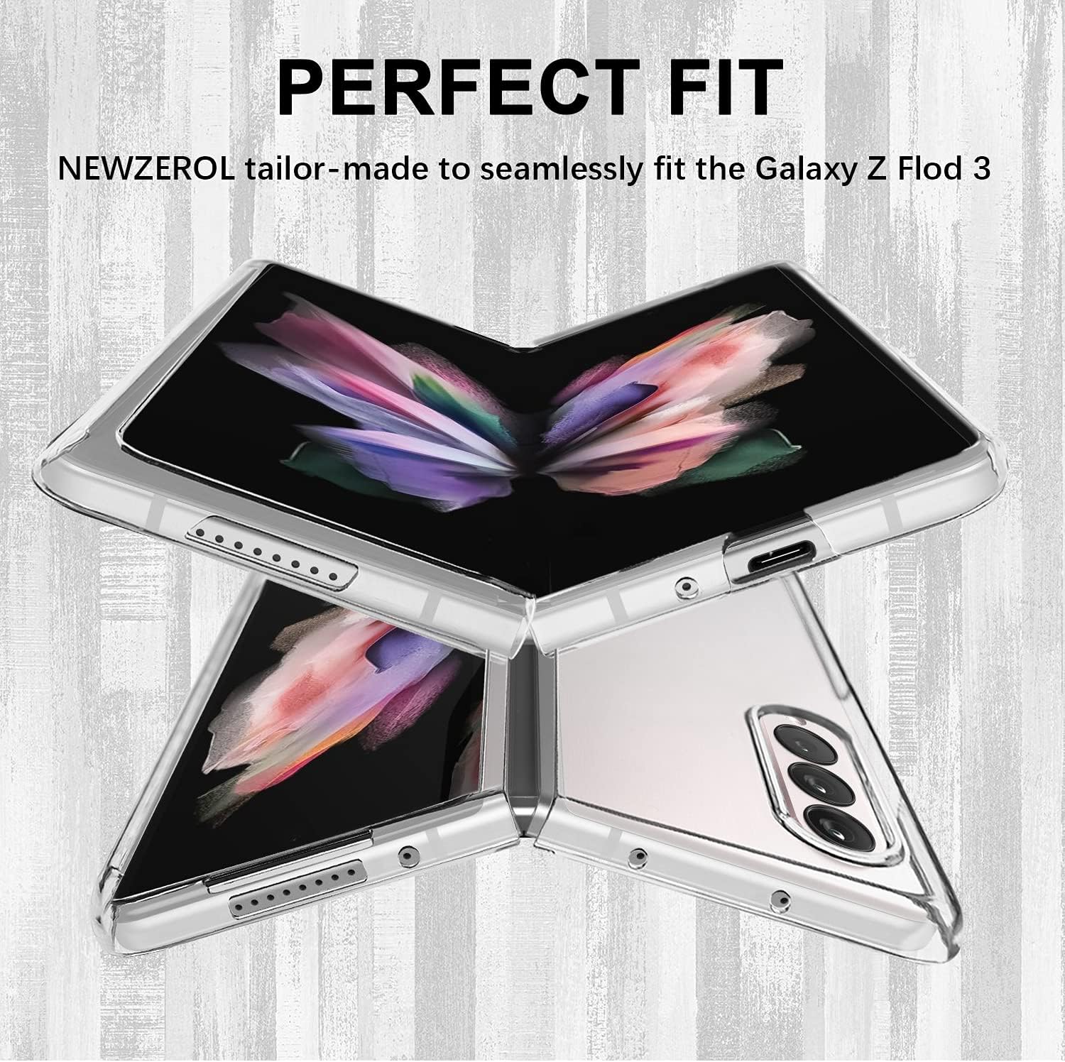 Samsung Galaxy Z Fold 3 púzdro plastové priehľadné