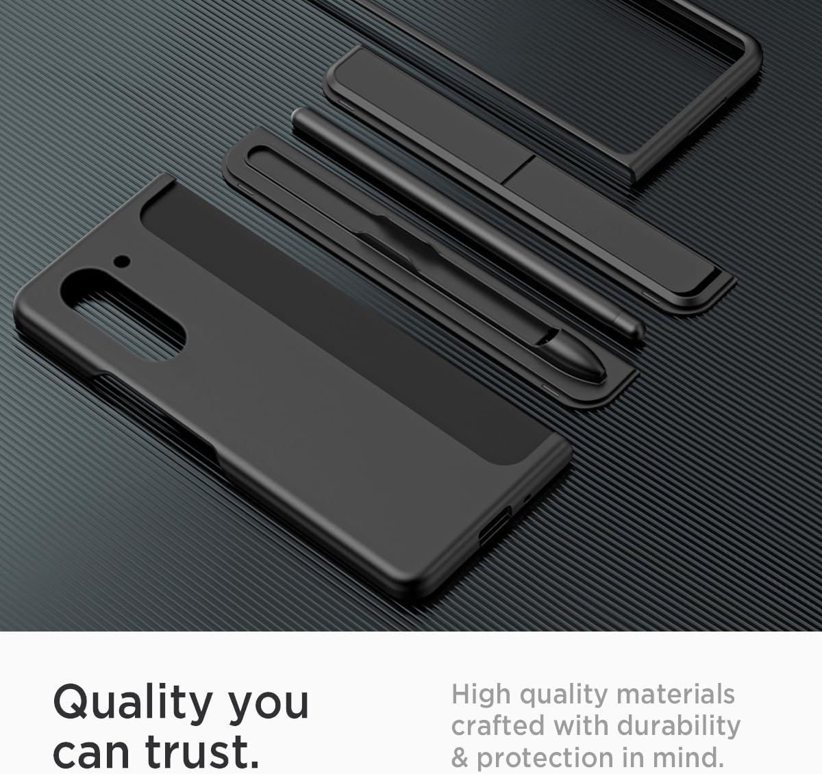 Samsung Galaxy Z Fold 5 púzdro čierne s perom