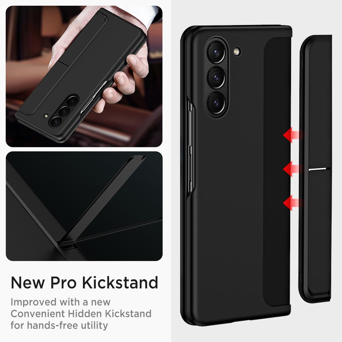 Samsung Galaxy Z Fold 5 púzdro čierne s perom
