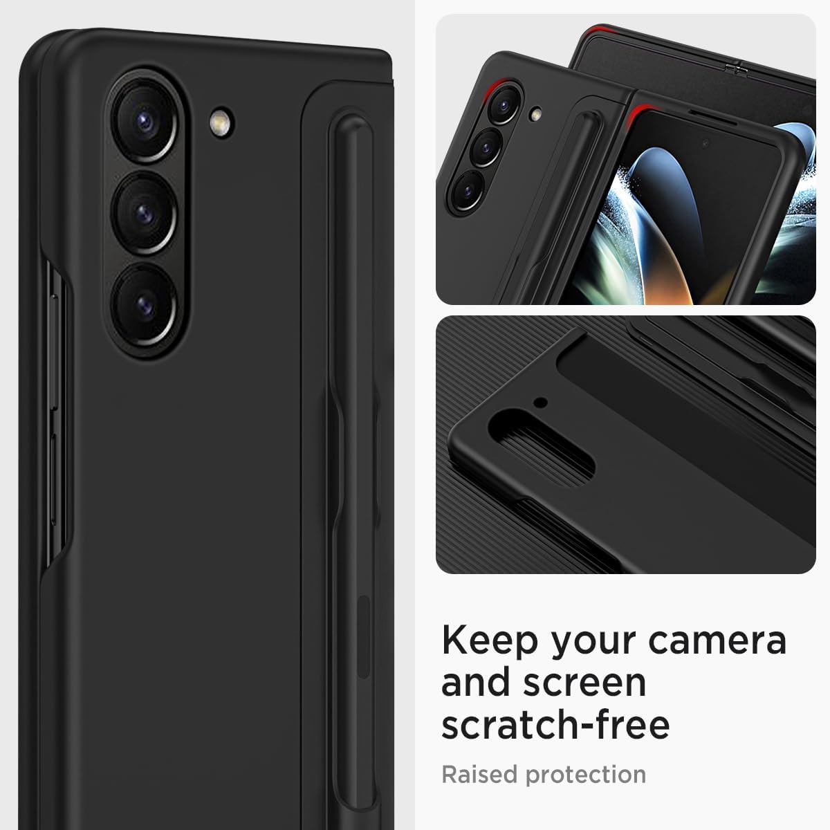 Samsung Galaxy Z Fold 5 púzdro čierne s perom