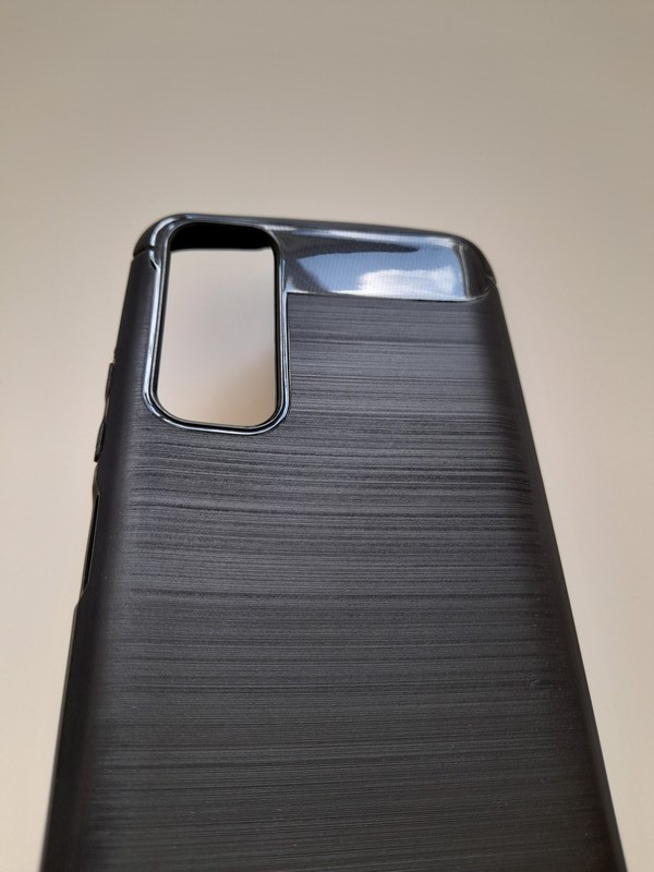 Huawei P Smart 2021 púzdro čierne vzor Carbon
