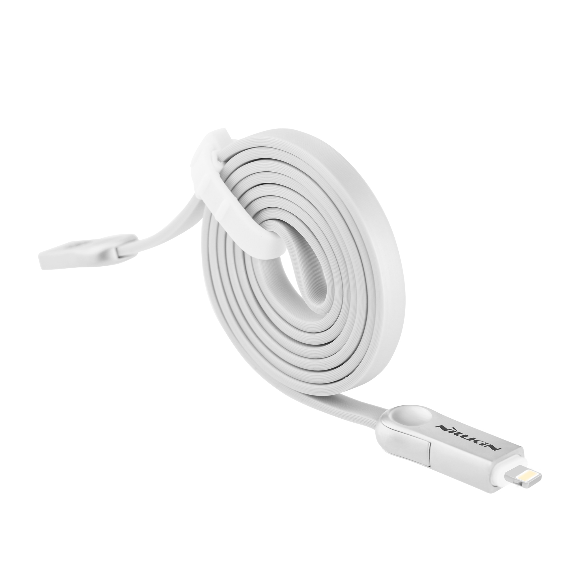USB kábel Nillkin Plus - Micro USB a Lightning biely