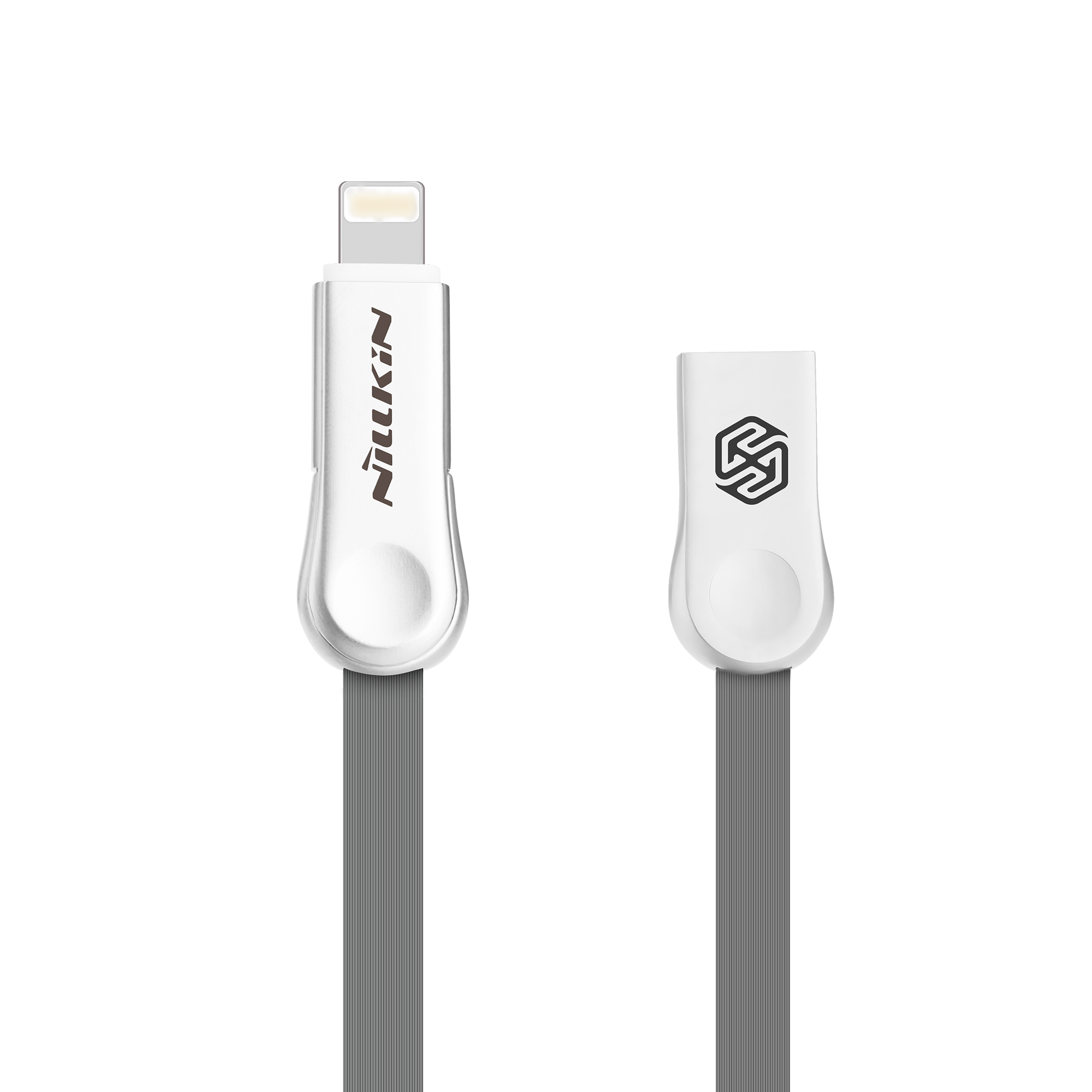 USB kábel Nillkin Plus - Micro USB A Lightning šedý