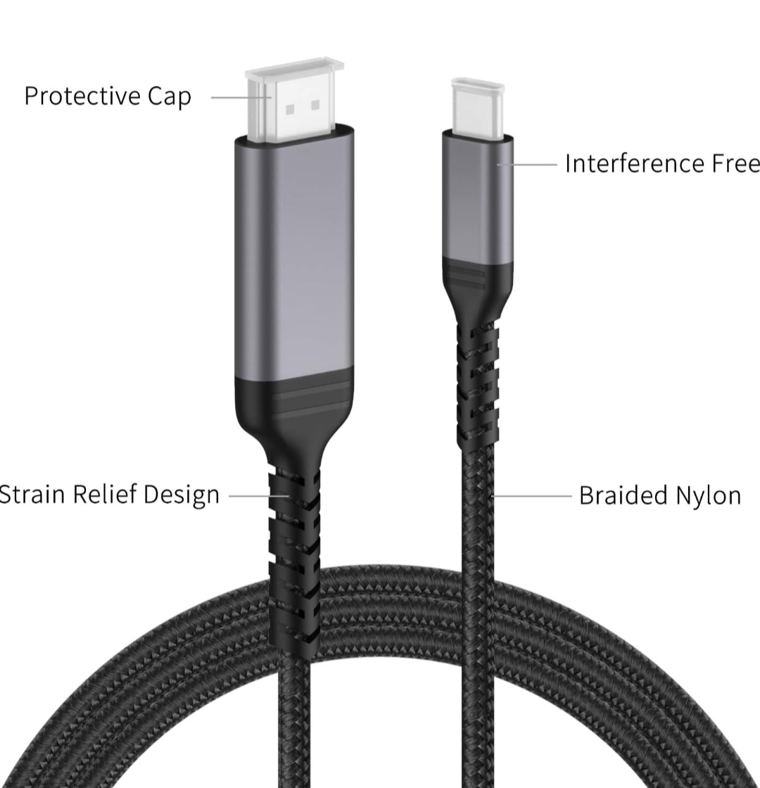 USC C na HDMI 2.0 4K 60Hz 2 Metre