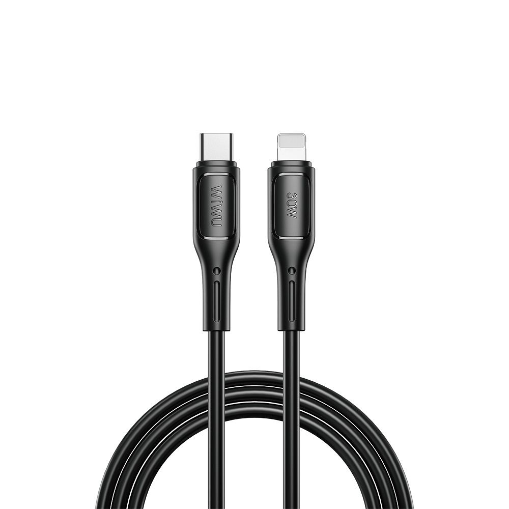 WiWU - Starlink Wi-C043E USB C na Lightning 30W Series USB kábel - čierny
