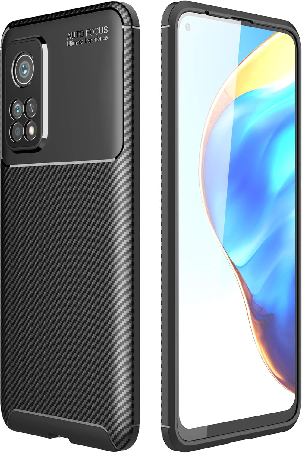 Xiaomi Mi 10T / 10T Pro zadné púzdro carbon čierne