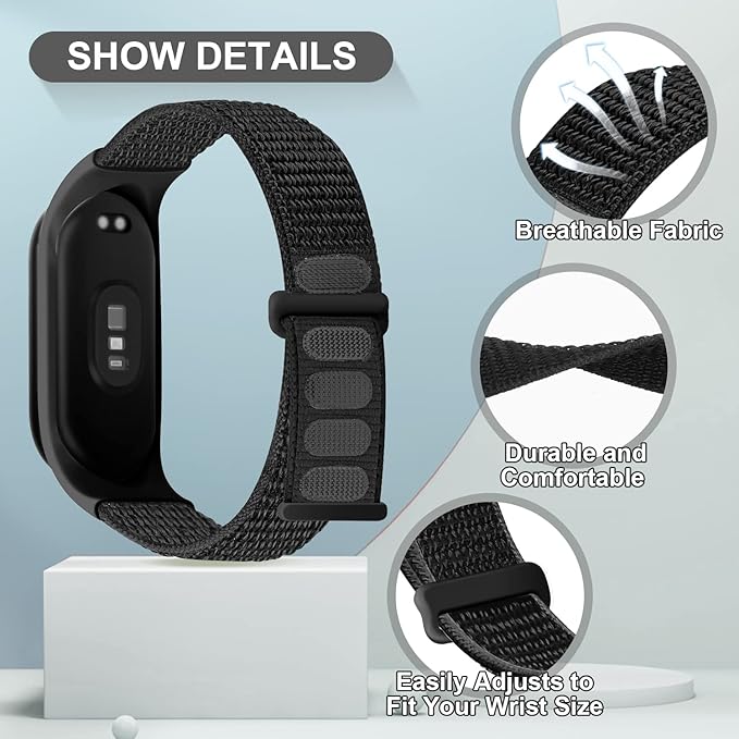 Xiaomi Mi Band 3 / 4 / 5 / 6 / Amazfit Band 5 náhradné remienky 2ks