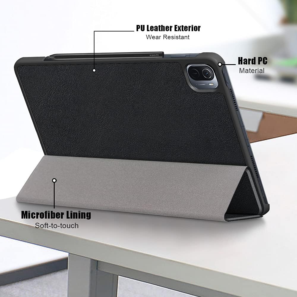 Xiaomi Mi Pad 5 / Mi Pad 5 Pro 11" tablet 2021 wake / sleep púzdro čierne