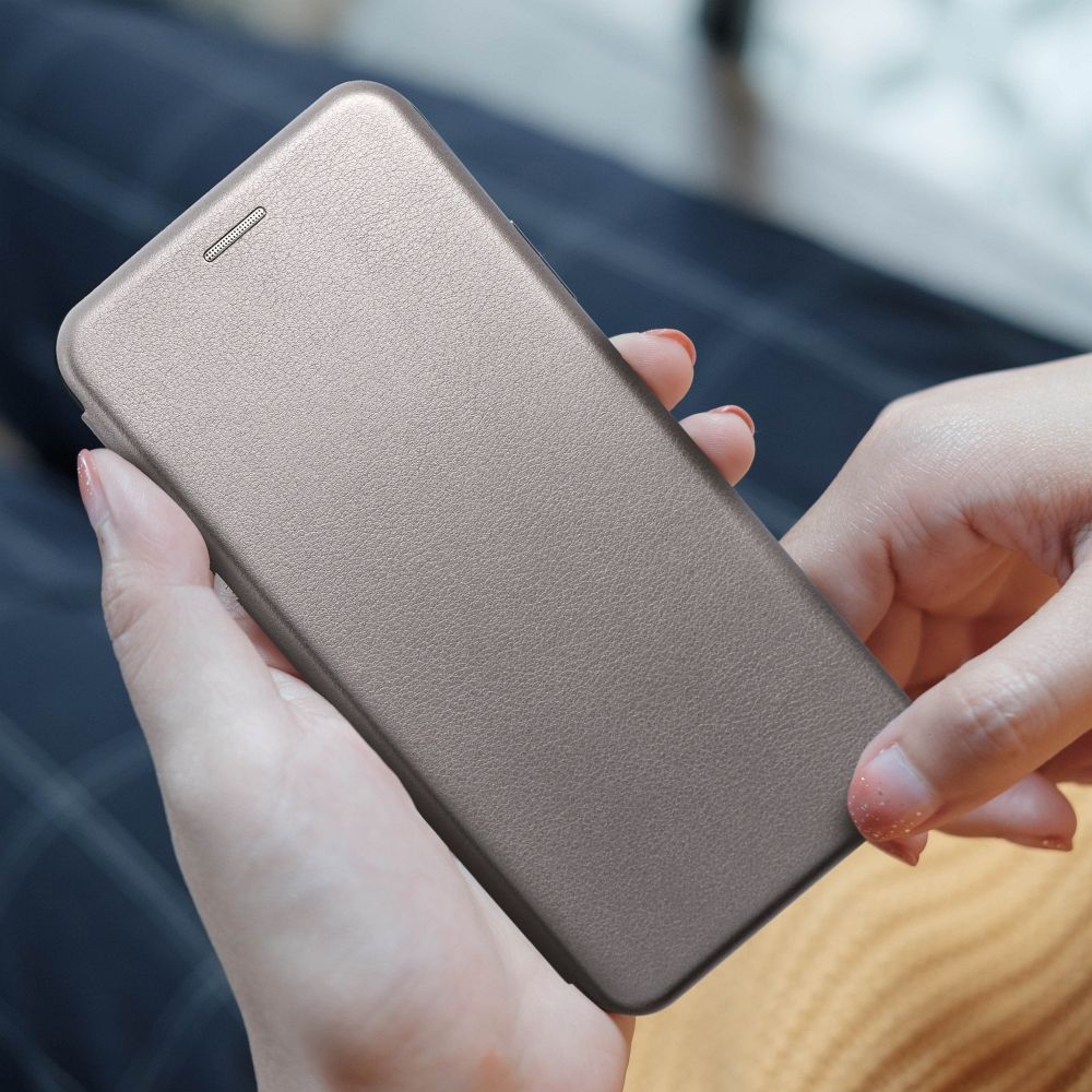 Xiaomi Redmi 13C / Poco C65 púzdro book elegance strieborné