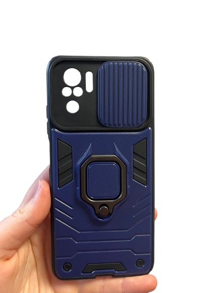 Xiaomi Redmi Note 10 / 10S púzdro Slide Armor modré