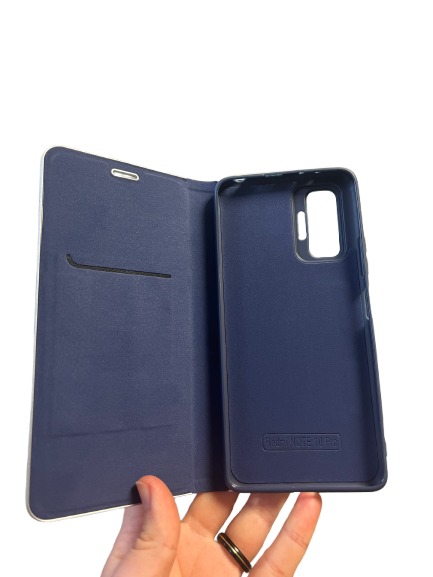 Xiaomi Redmi Note 10 Pro / Max púzdro book Luna Carbon modré