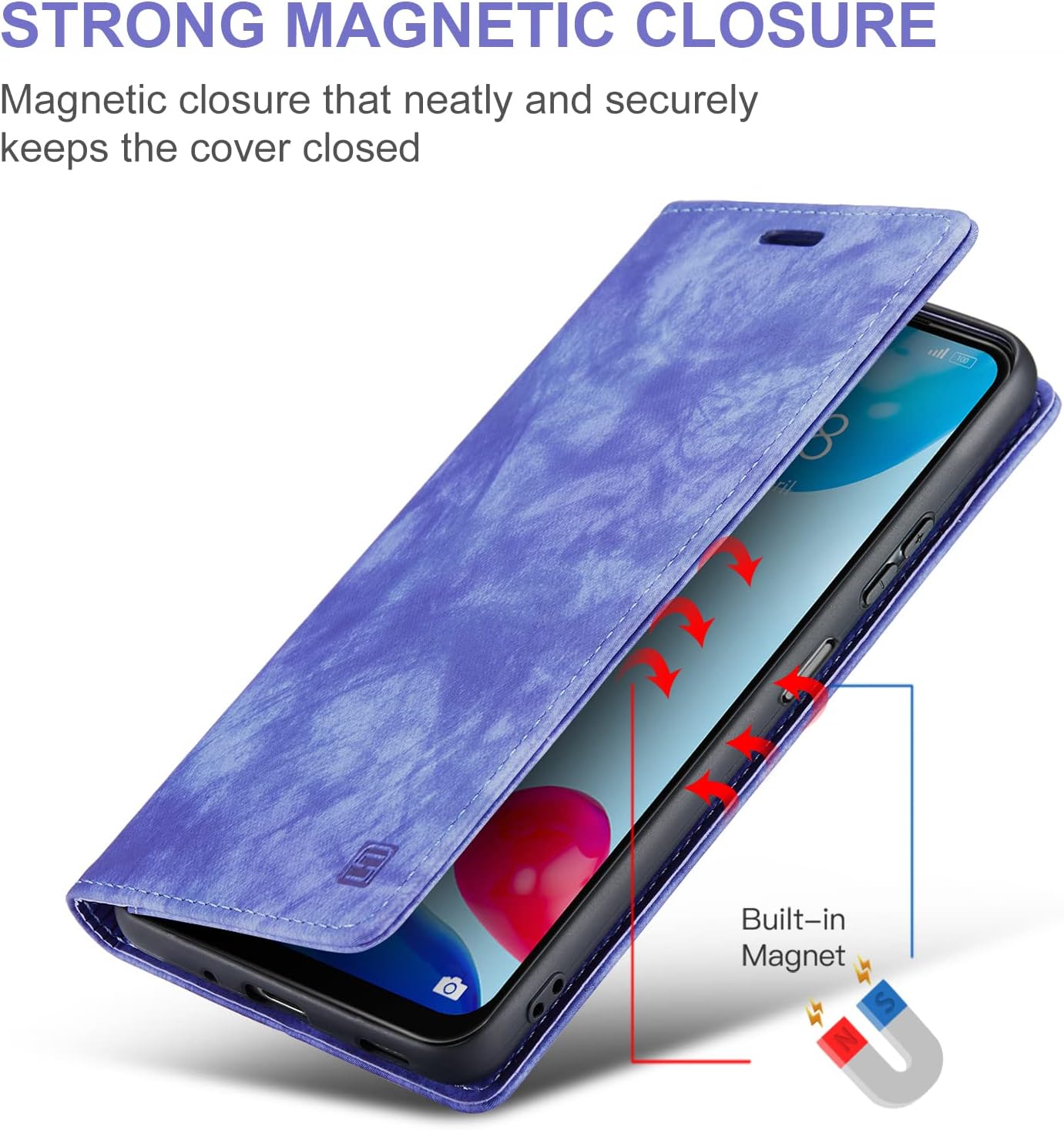 Xiaomi Redmi Note 11 4G / Note 11s púzdro book Uslion fialové