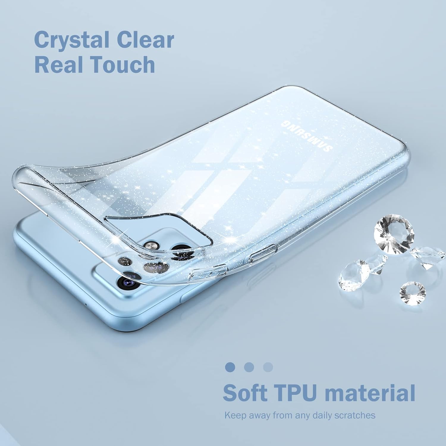 Xiaomi Redmi Note 11 5G / Poco M4 Pro 5G silikónové púzdro trblietavé priehľadné