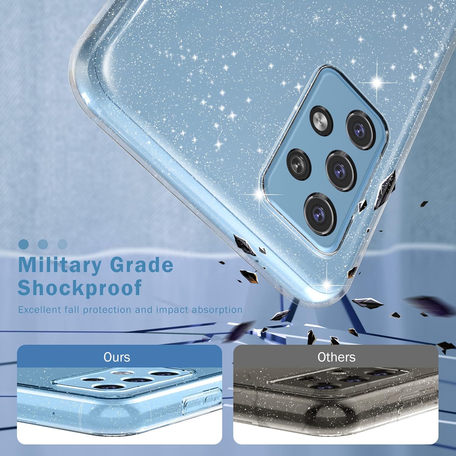 Xiaomi Redmi Note 11 5G / Poco M4 Pro 5G silikónové púzdro trblietavé priehľadné