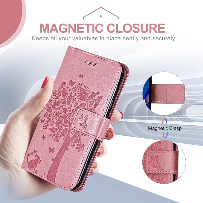 Xiaomi Redmi Note 11 Pro / Note 11 Pro 5G púzdro book strom ružové