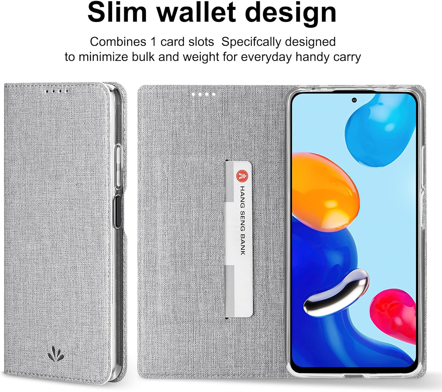 Xiaomi Redmi Note 11 Pro / Note 11 Pro 5G púzdro Book ViLi šedé