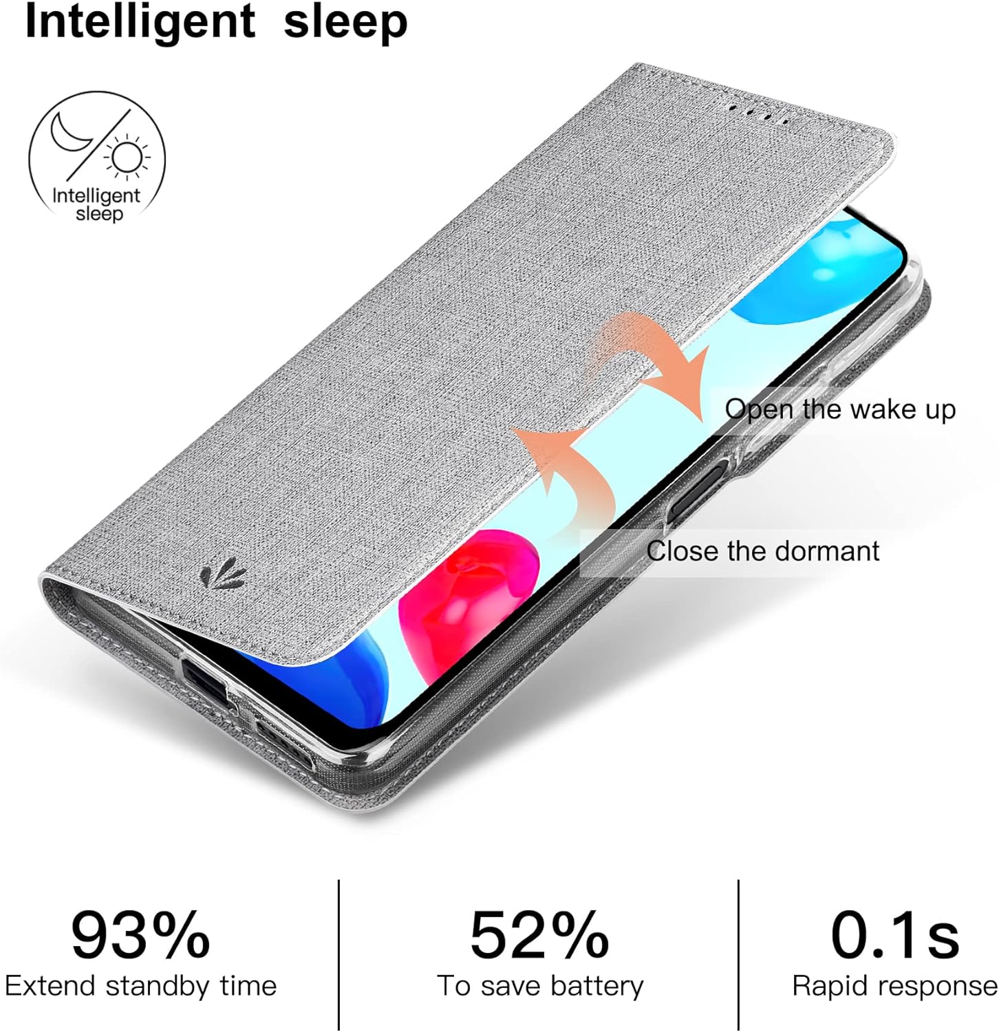 Xiaomi Redmi Note 11 Pro / Note 11 Pro 5G púzdro Book ViLi šedé