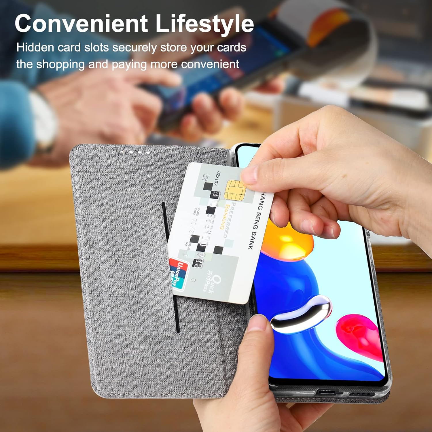 Xiaomi Redmi Note 11 Pro / Note 11 Pro 5G púzdro Book ViLi šedé