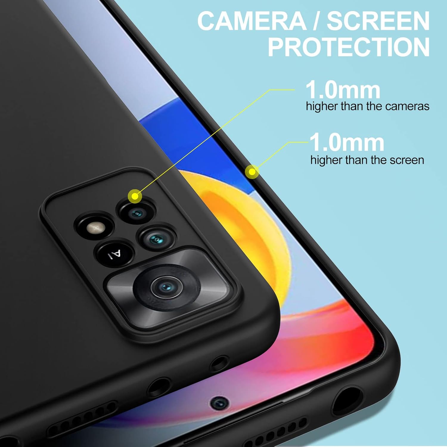 Xiaomi Redmi Note 11 Pro / Note 11 Pro 5G zadné púzdro Soft čierne