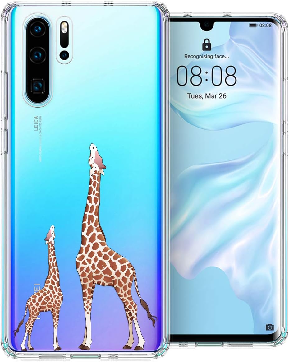 Huawei P30 Pro zadné púzdro s potlačou žirafa