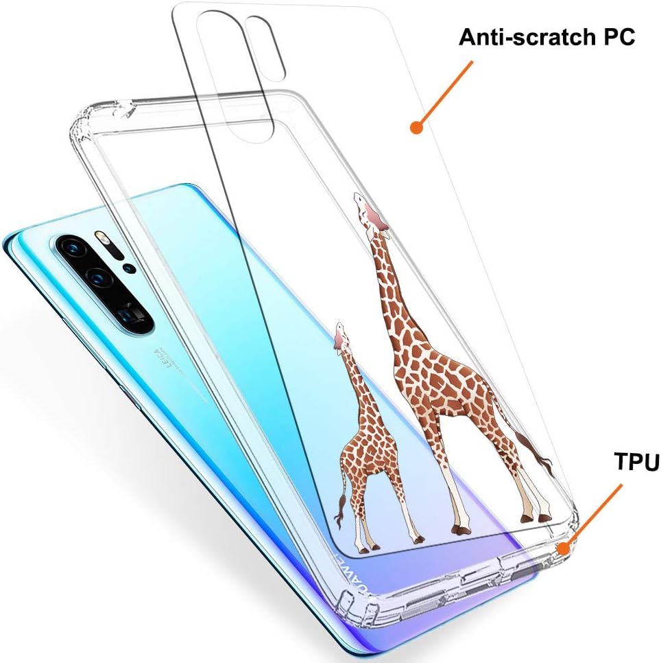 Huawei P30 Pro zadné púzdro s potlačou žirafa