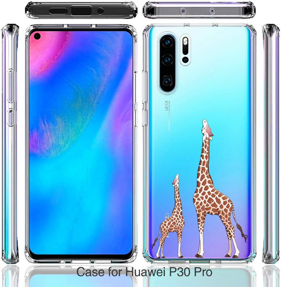 Huawei P30 Pro zadné púzdro s potlačou žirafa