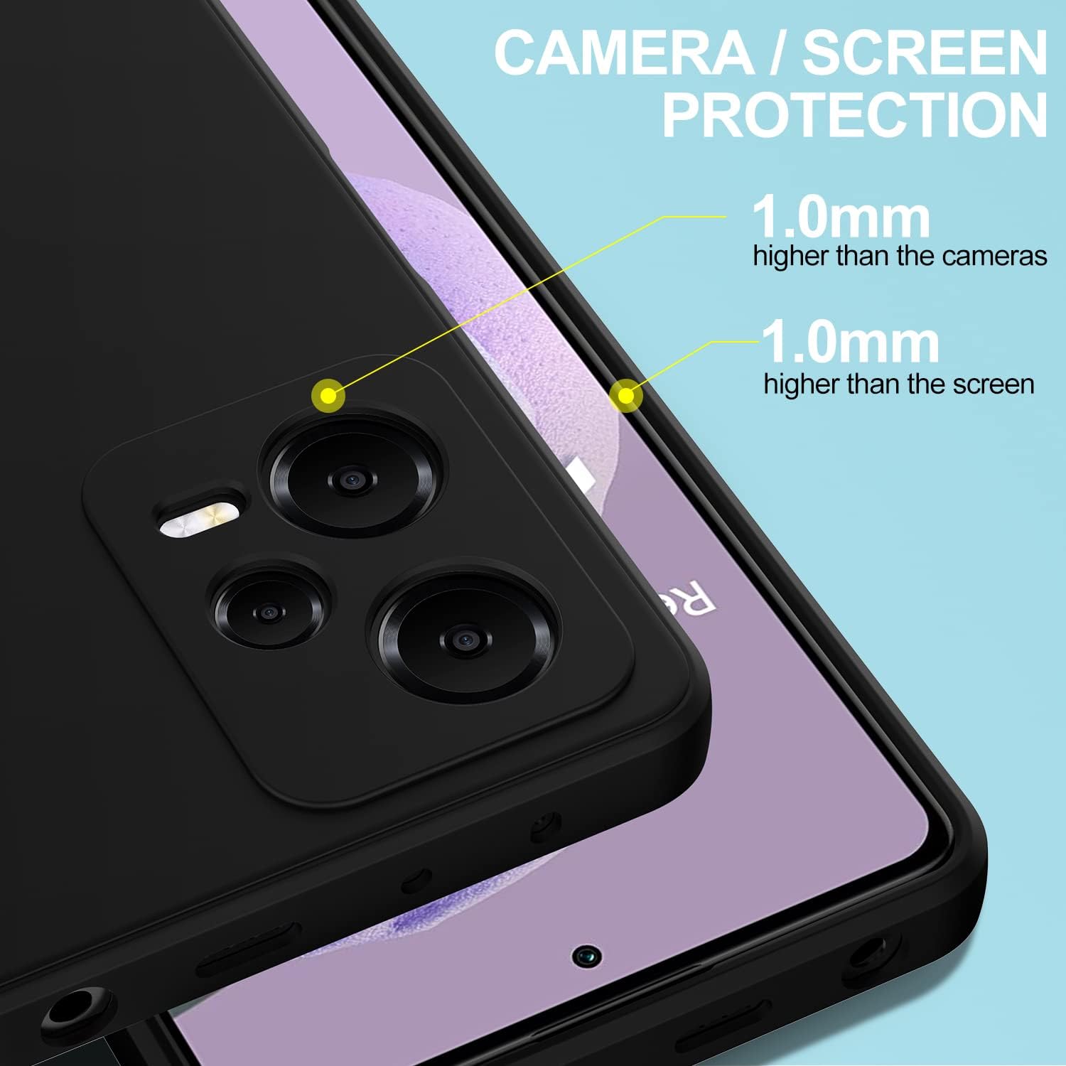 Xiaomi Redmi Note 12 Pro+ 5G silikónové púzdro čierne